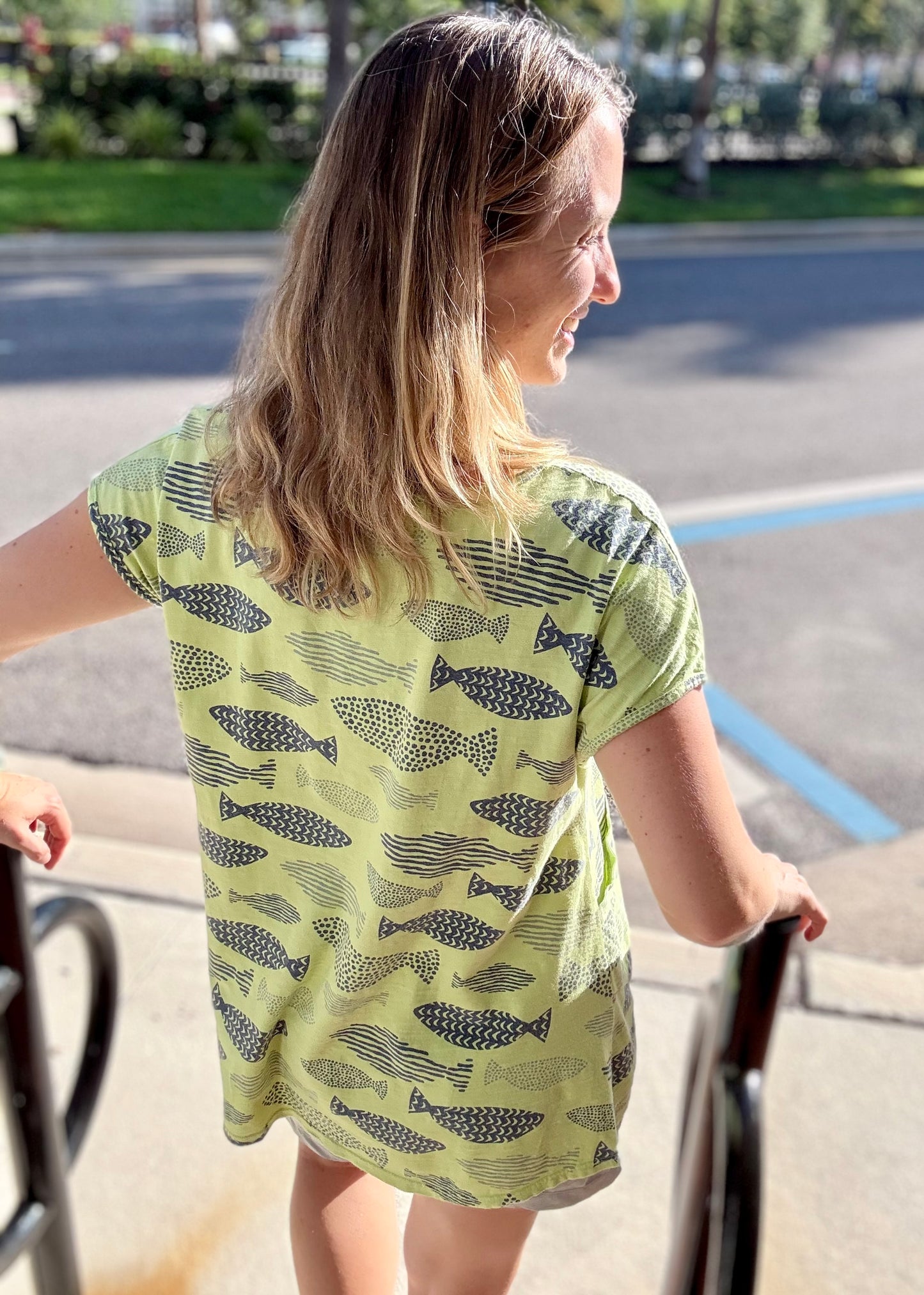 Cotton Lanai FY2550 Fish Pocket Top