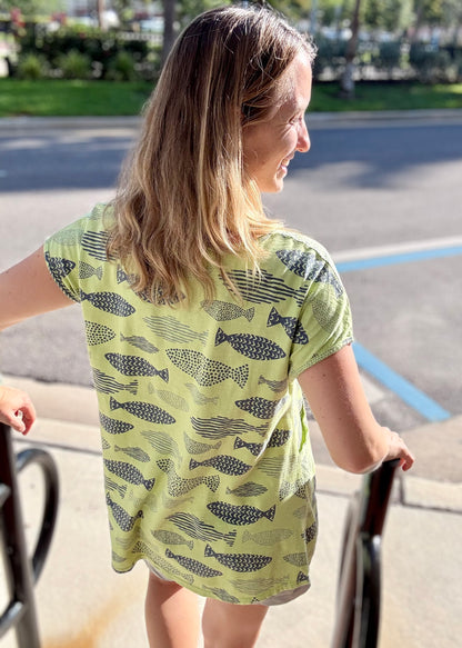 Cotton Lanai FY2550 Fish Pocket Top