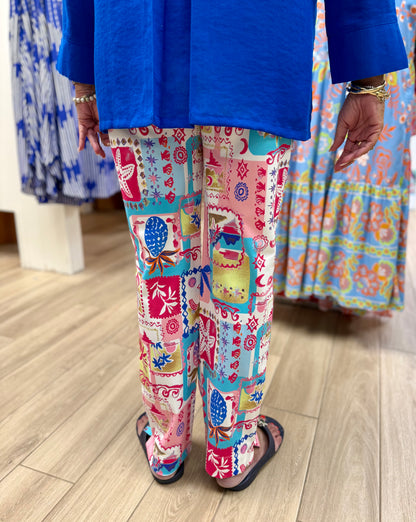 Dear Scarlett Vacation Print Pant