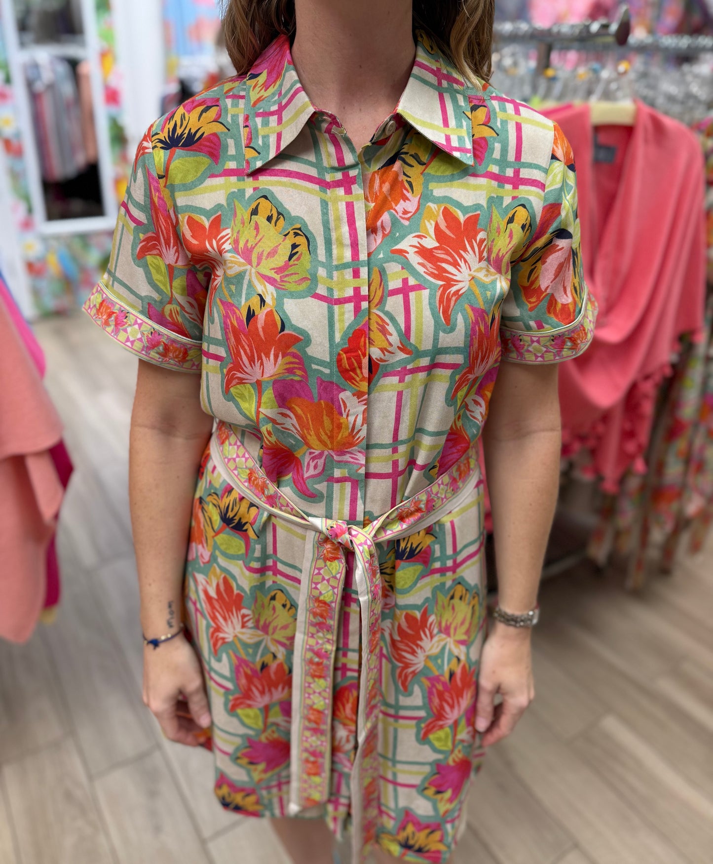 Briton Court Daphne Belted Dress