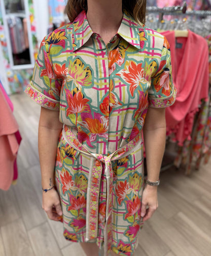 Briton Court Daphne Belted Dress