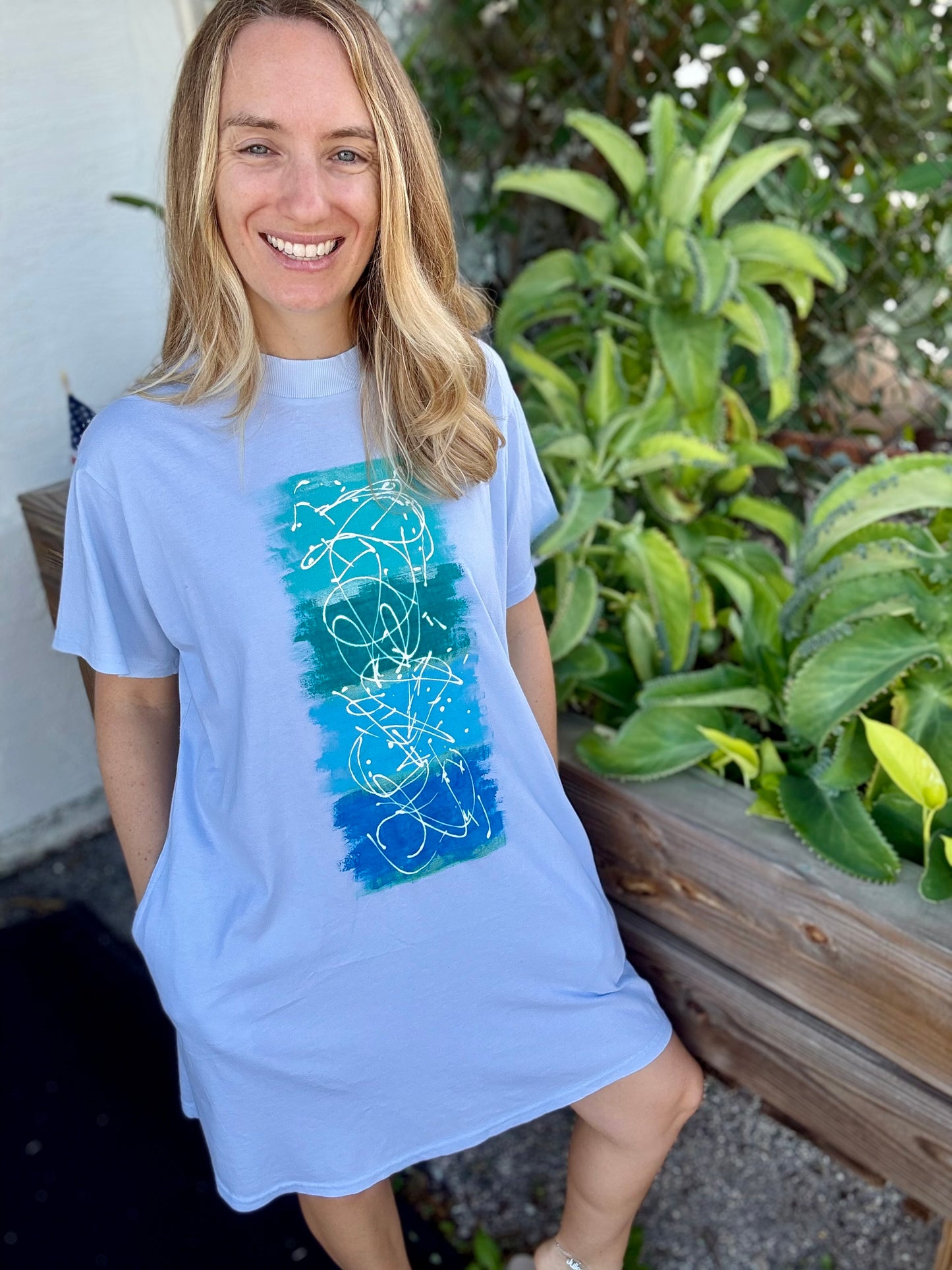 MoMo Painted 8175 Sea Swells Dress