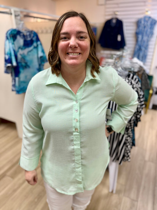 Fridaze AA192 Button Back Top