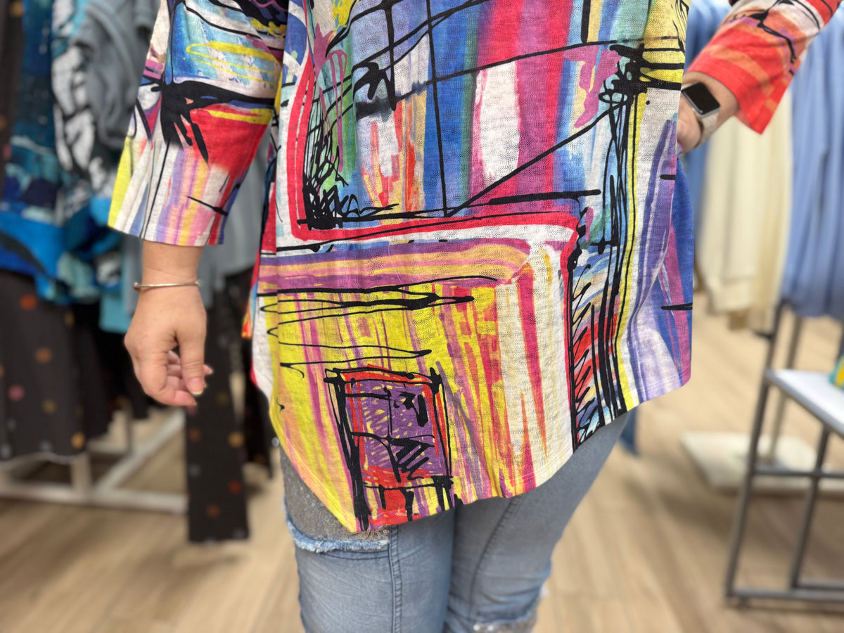 Et'Lois Scribble Moon Top