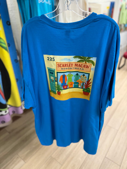 Scarlet Macaw Logo Tee Top
