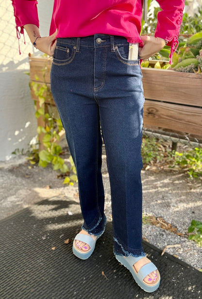 Slimsation M16724PM Hi-Lo Eyelet Jean