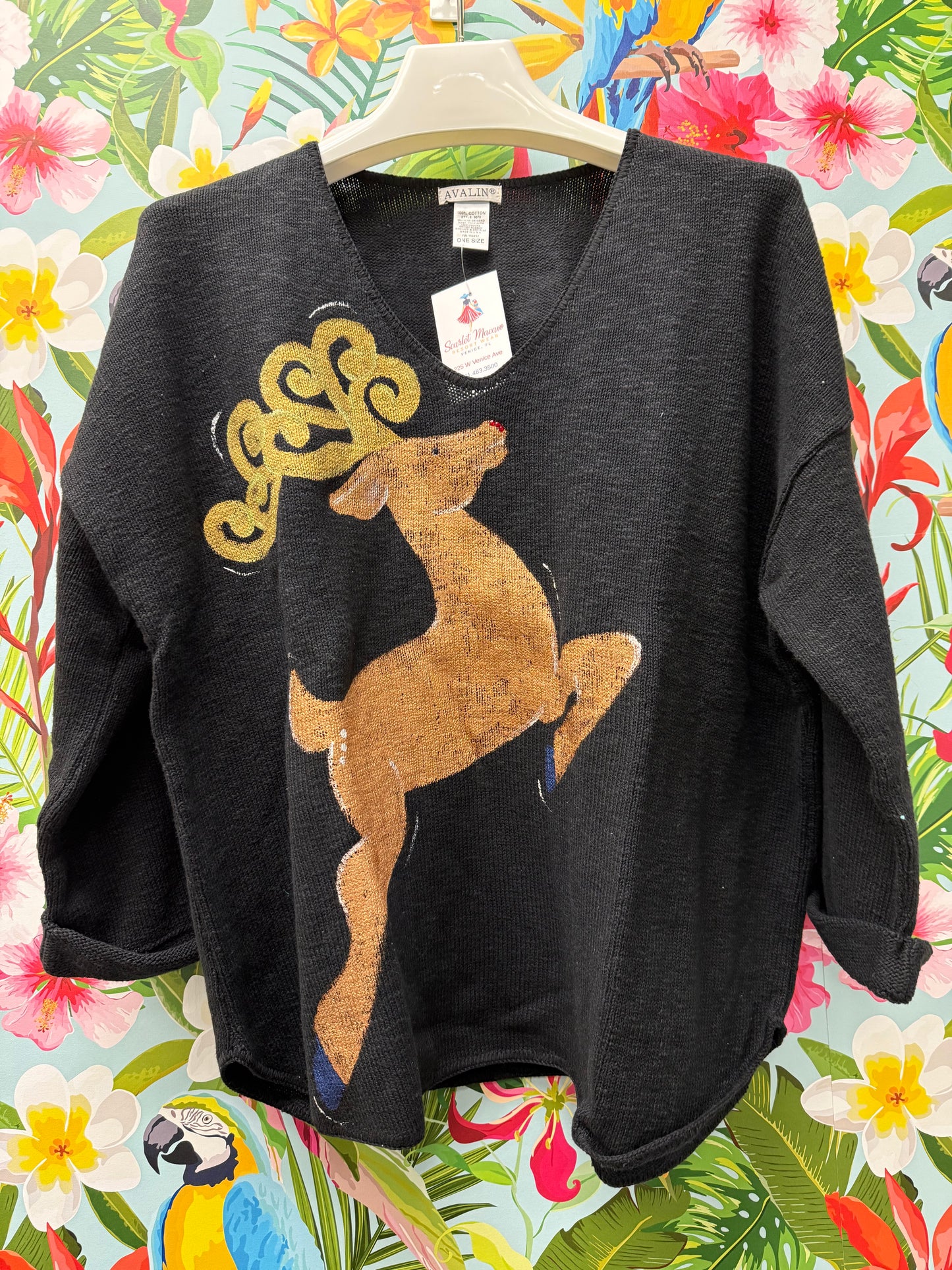 MoMo Sweater - Rudolph