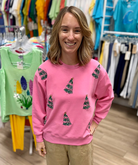 Mary Square Sarah Green Trees Sweatshirt