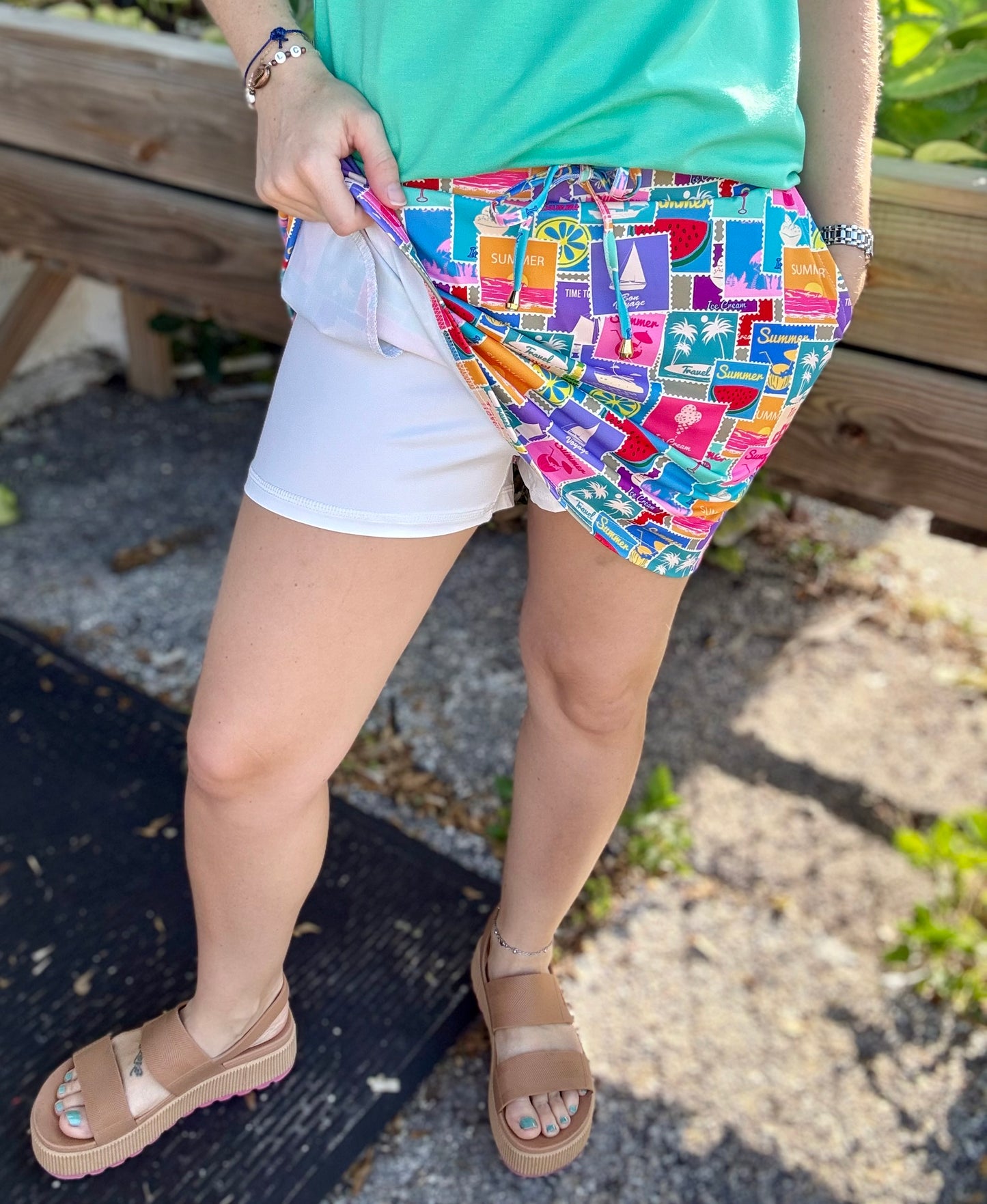 Jess Lea Print Skort