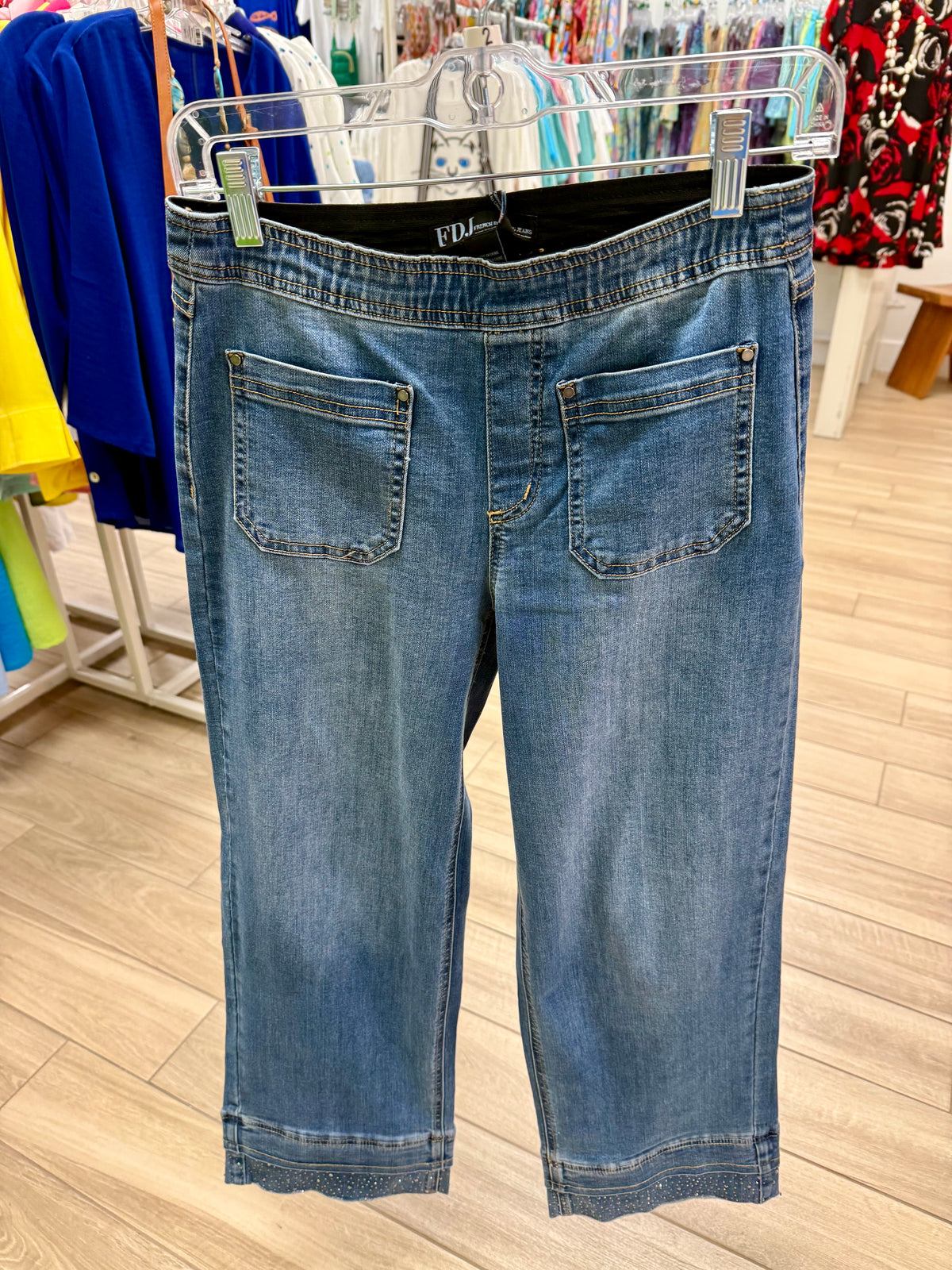FDJ 2414699 Sparkle Hem Jean