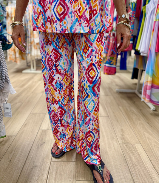 Dear Scarlett Wide Leg Print Pant