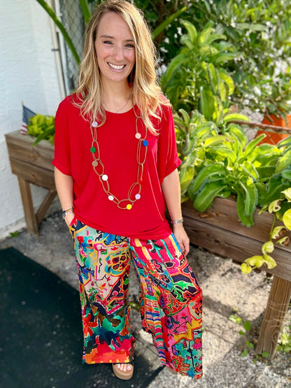 Jostar Dolman Flow Top