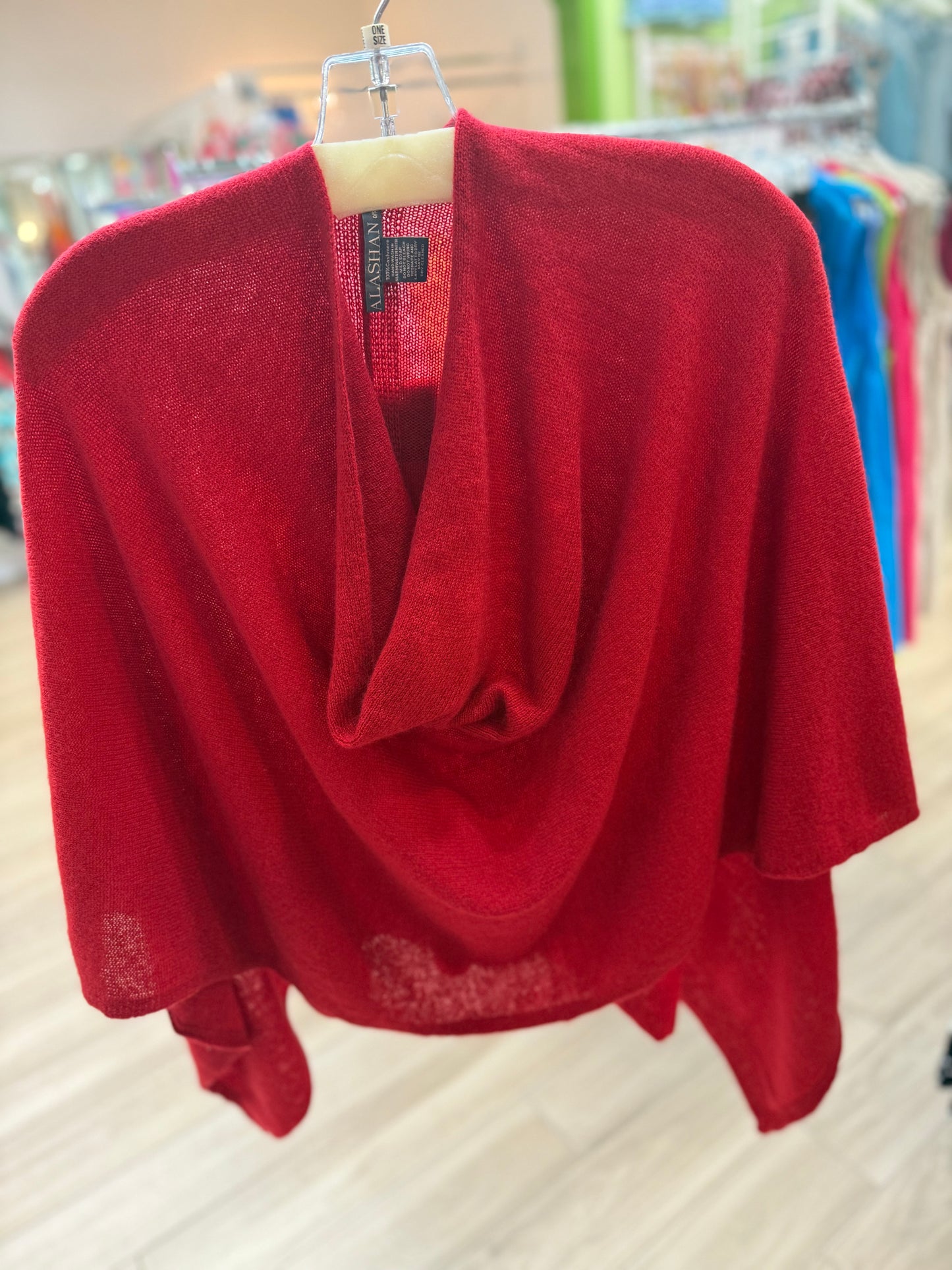 Alashan LS1346 Cashmere Poncho Topper