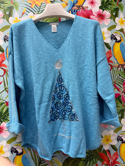 MoMo Sweater - Swirl Tree