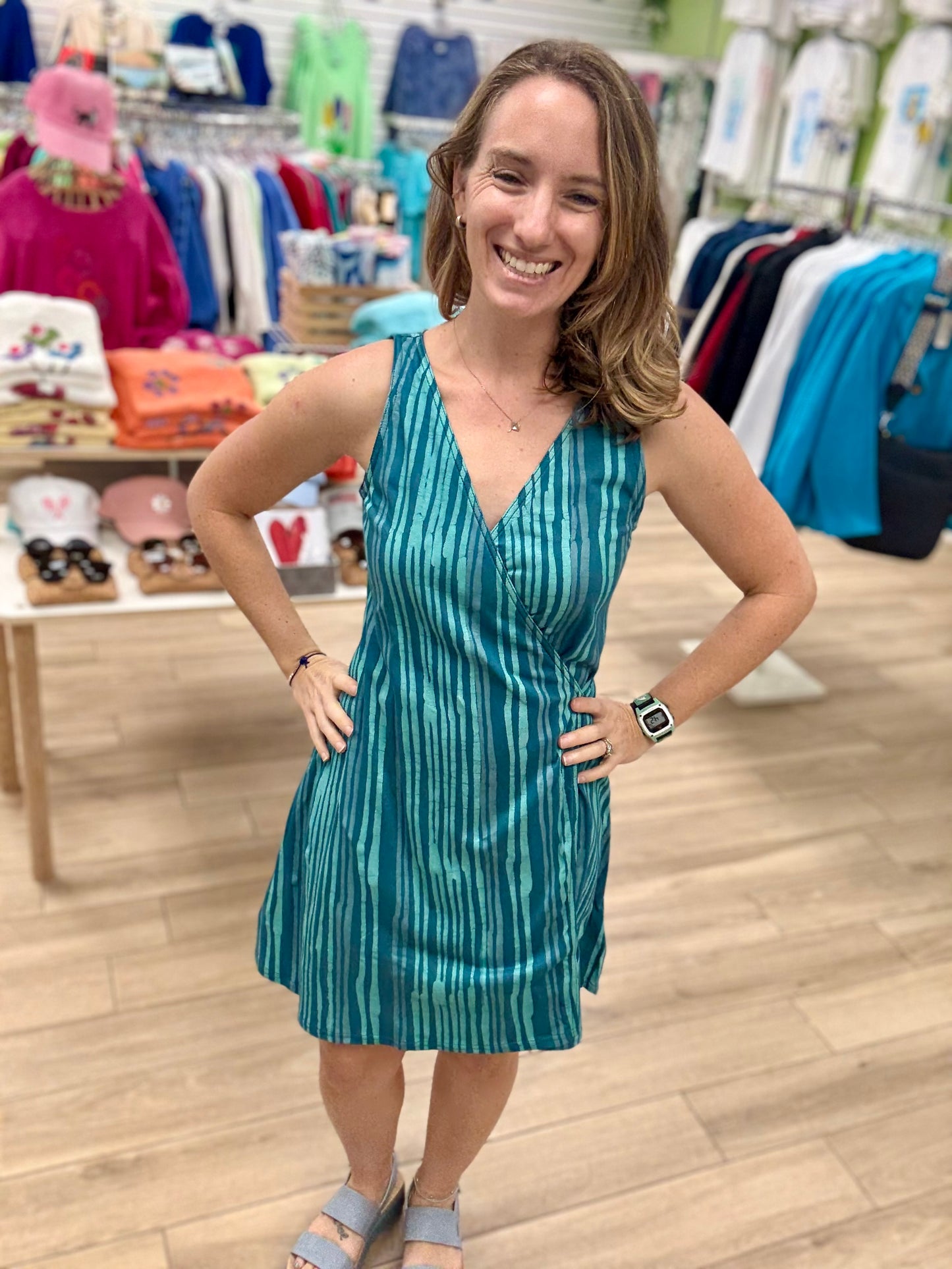 Global Mamas Knit Wrap Dress