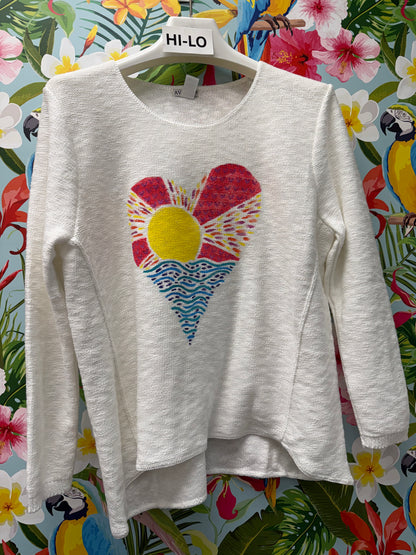 MoMo Painted Sweater - Sunny Soul