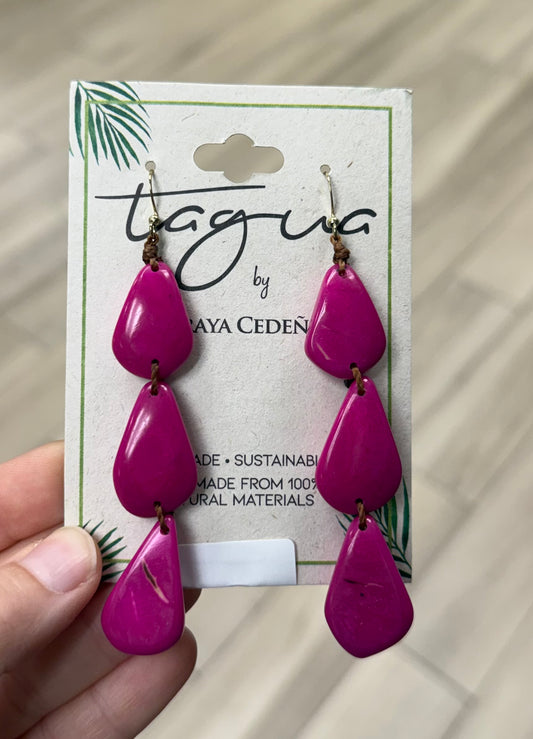Tagua Lys Earring