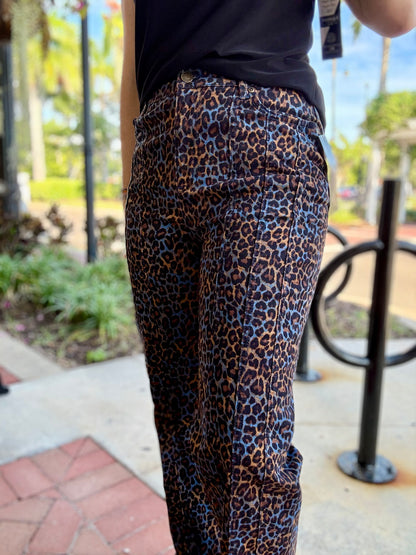 Slimsation Leopard Wide Jean