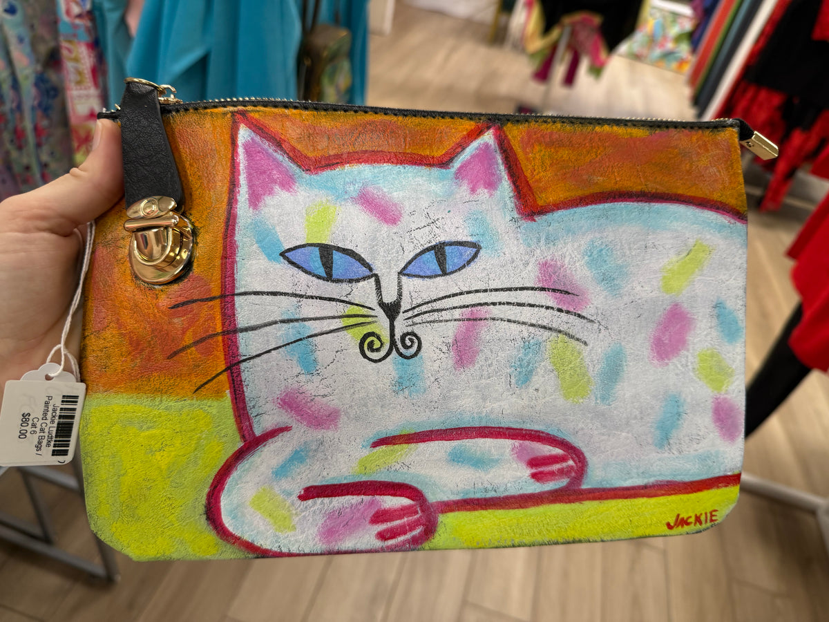 Jackie Ludtke Painted Cat Bags