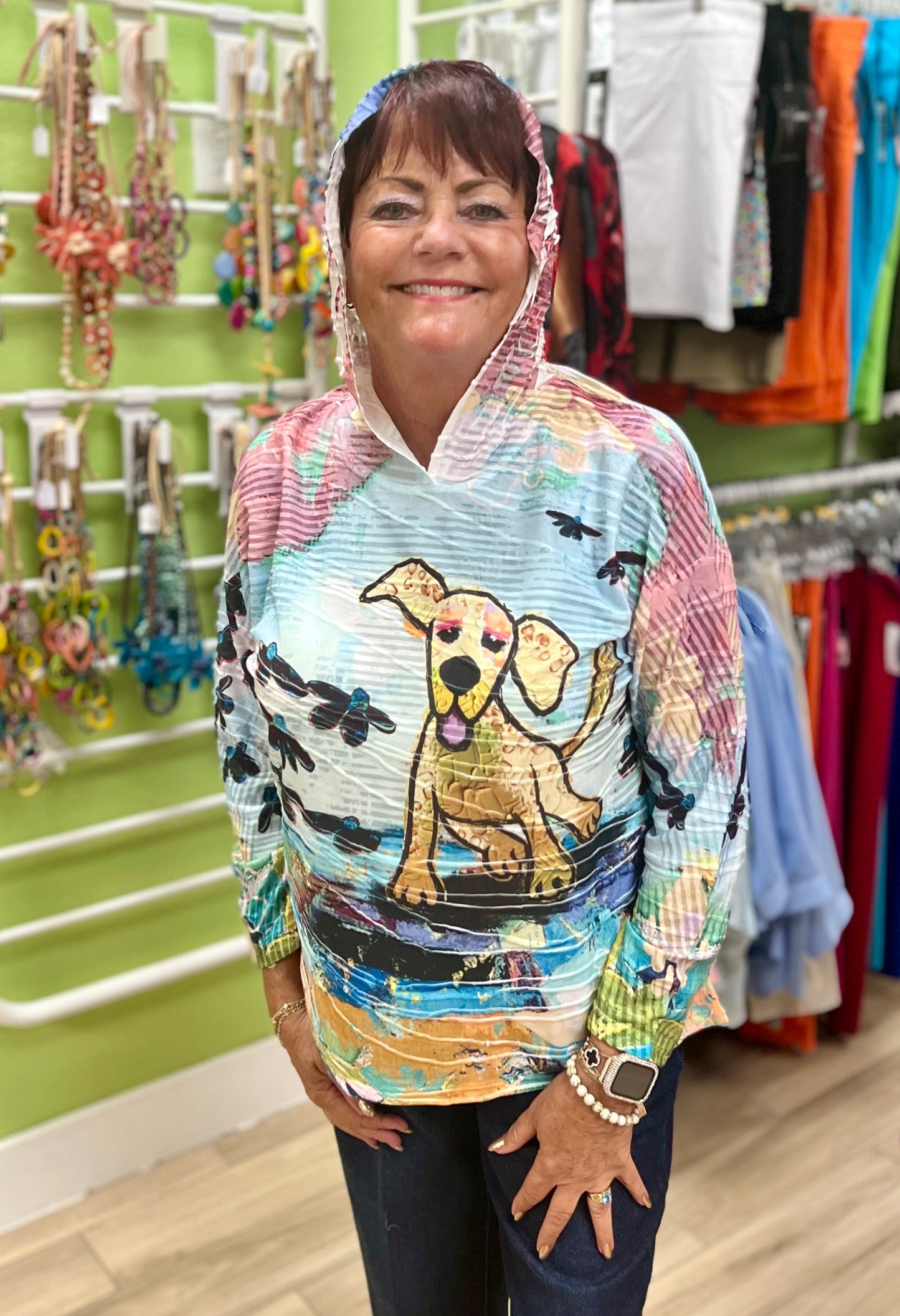 Inoah T330SM Ozzy Dog Hoodie Top