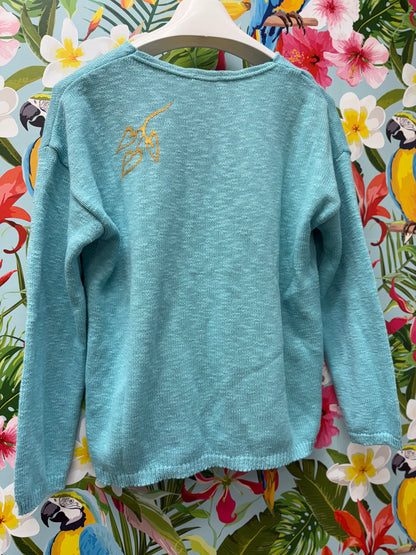 Peg Painted Coneflower Trio Sweater