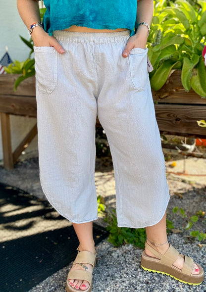 Cottonways Kathleen Side Swipe Capri