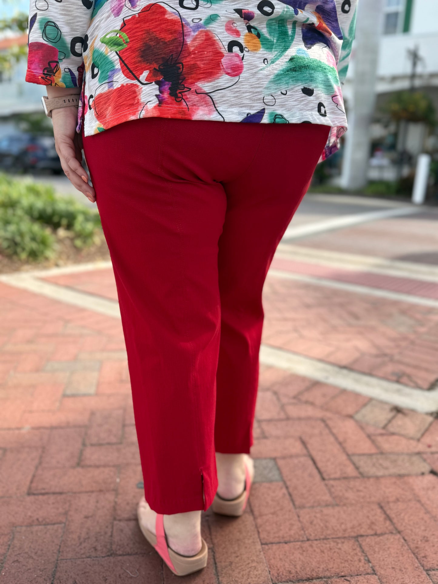 Klaveli Kennedy Slit Back Capri