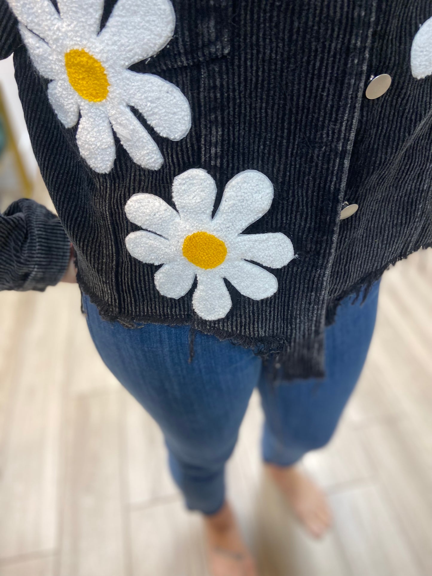 Vanilla Monkey Daisy Corduroy Jacket