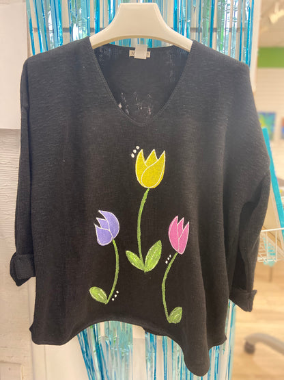 MoMo Sweater - Tulip Trio