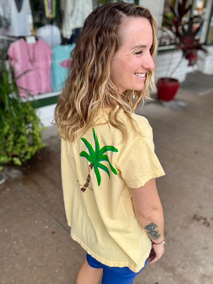Peg 8145 Painted Twin Palms Top