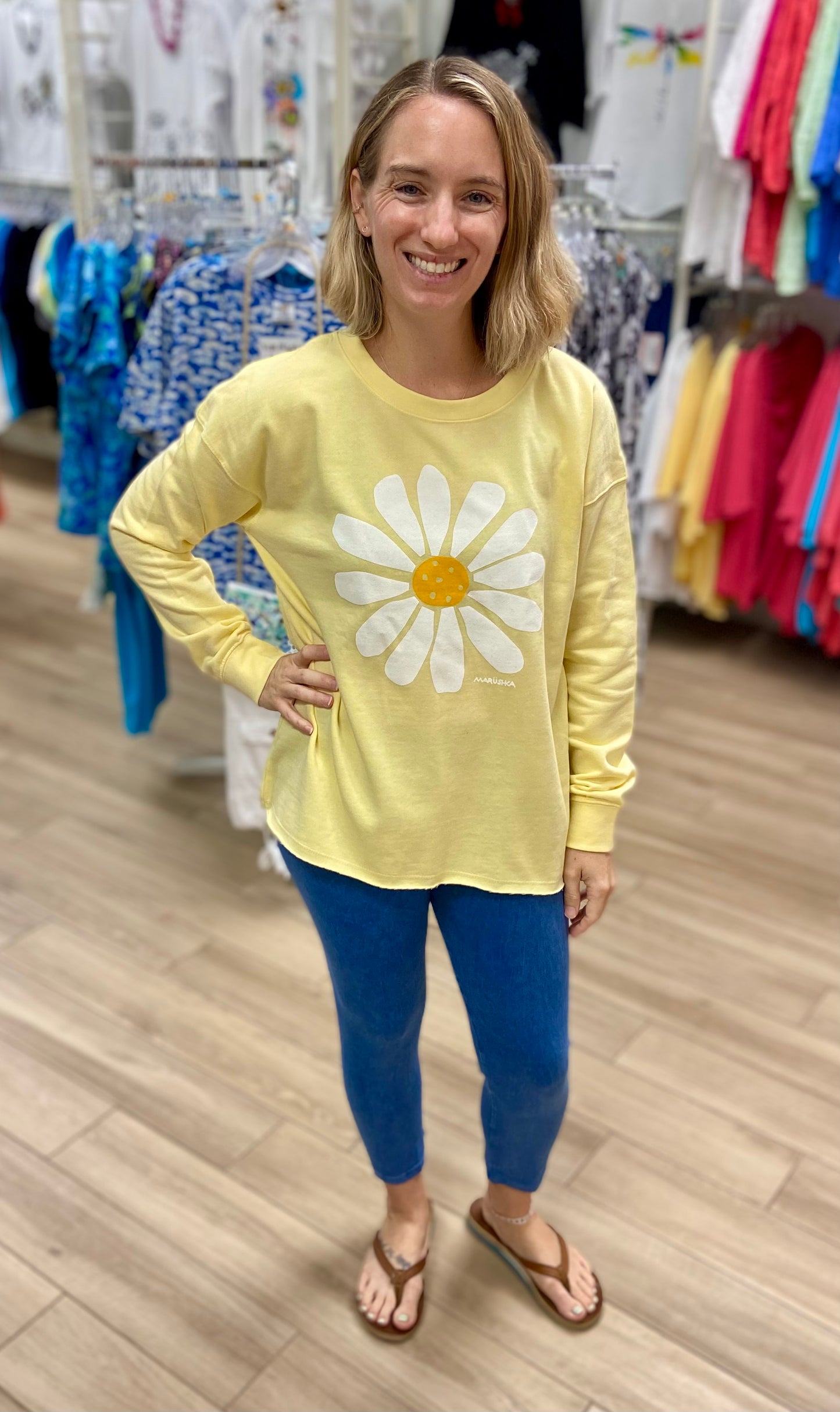 Marushka DSC Big Daisy Sweatshirt