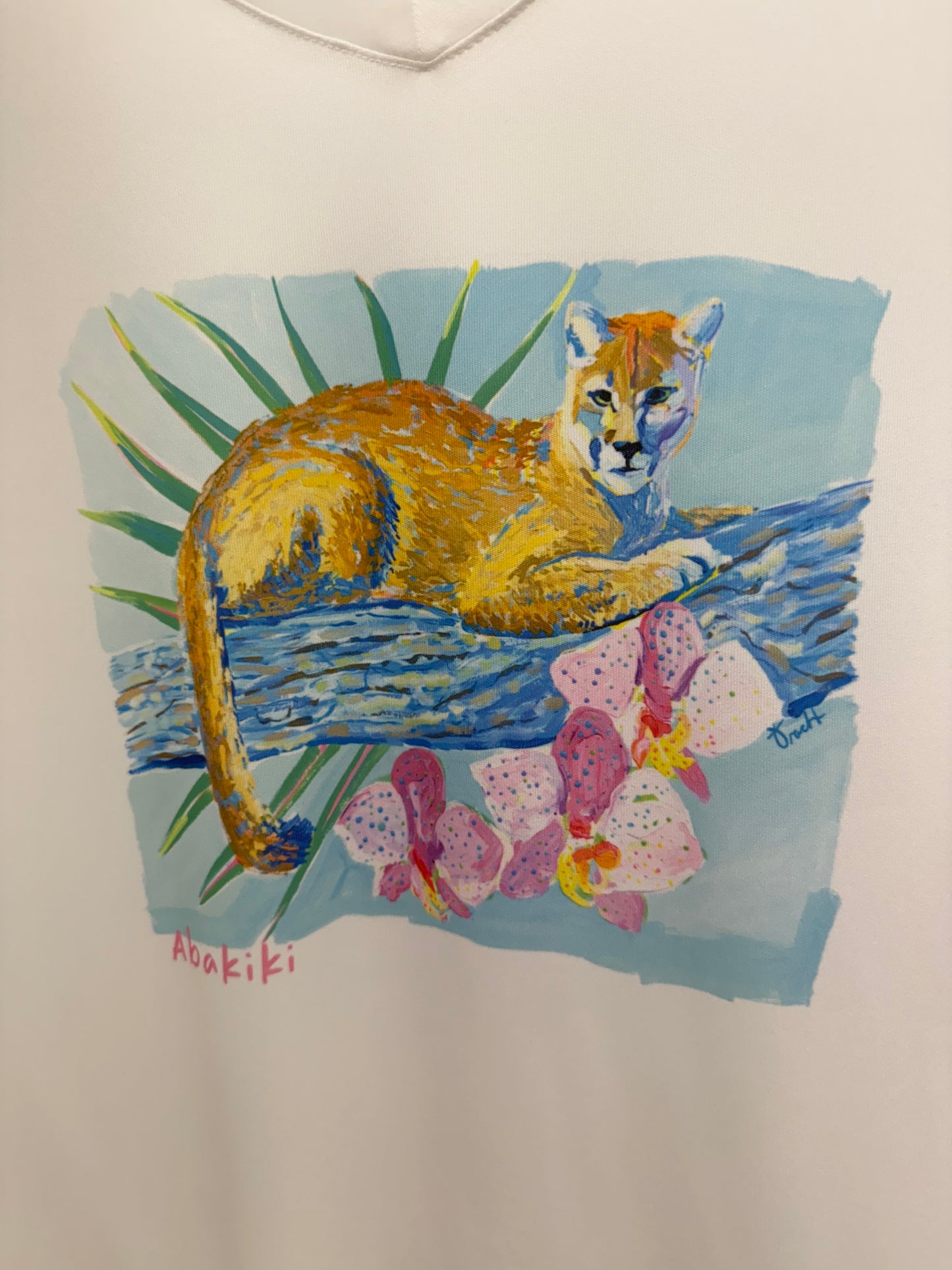 Abakiki UPF Florida Panther Top