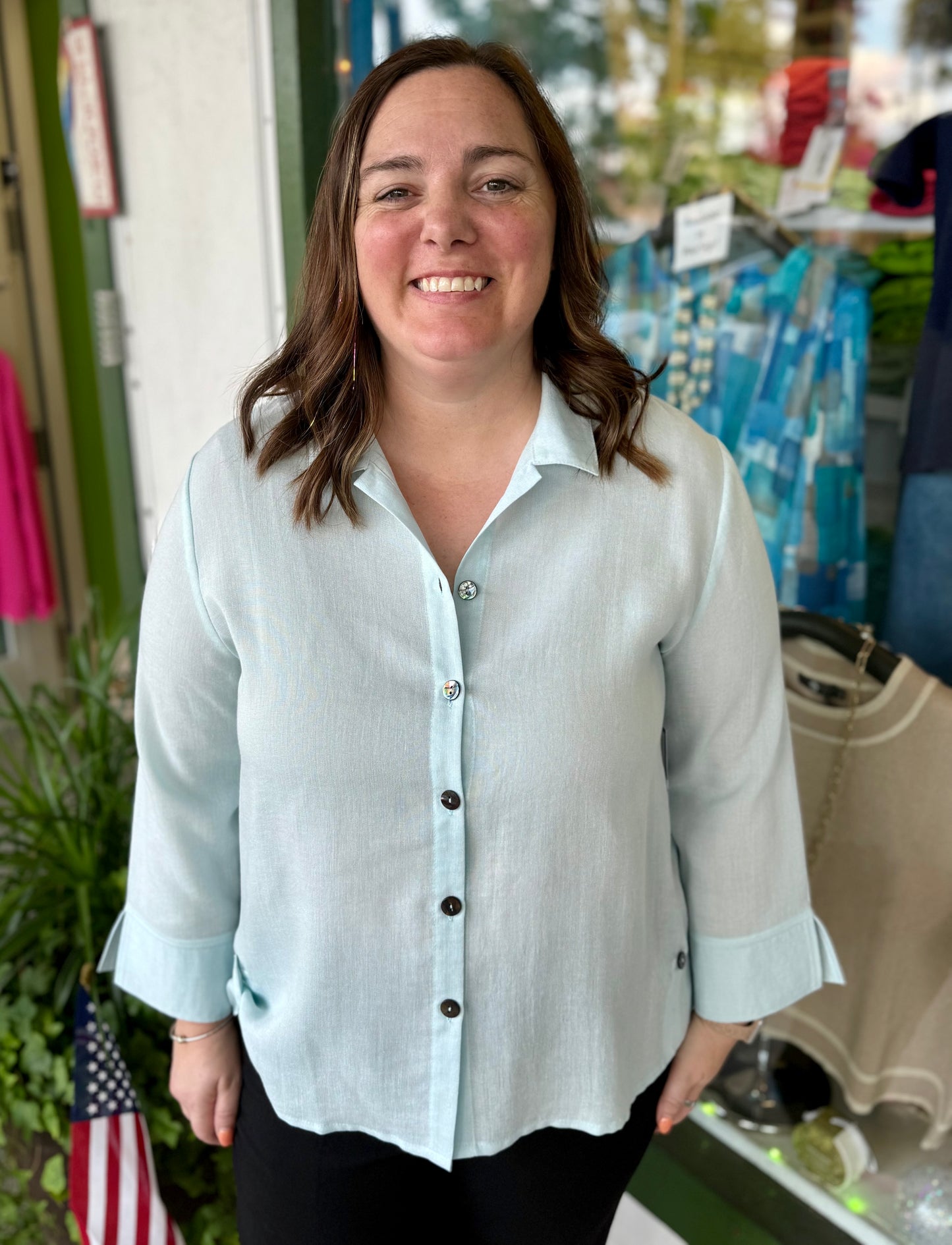 Fridaze AA375 Elle Button Top