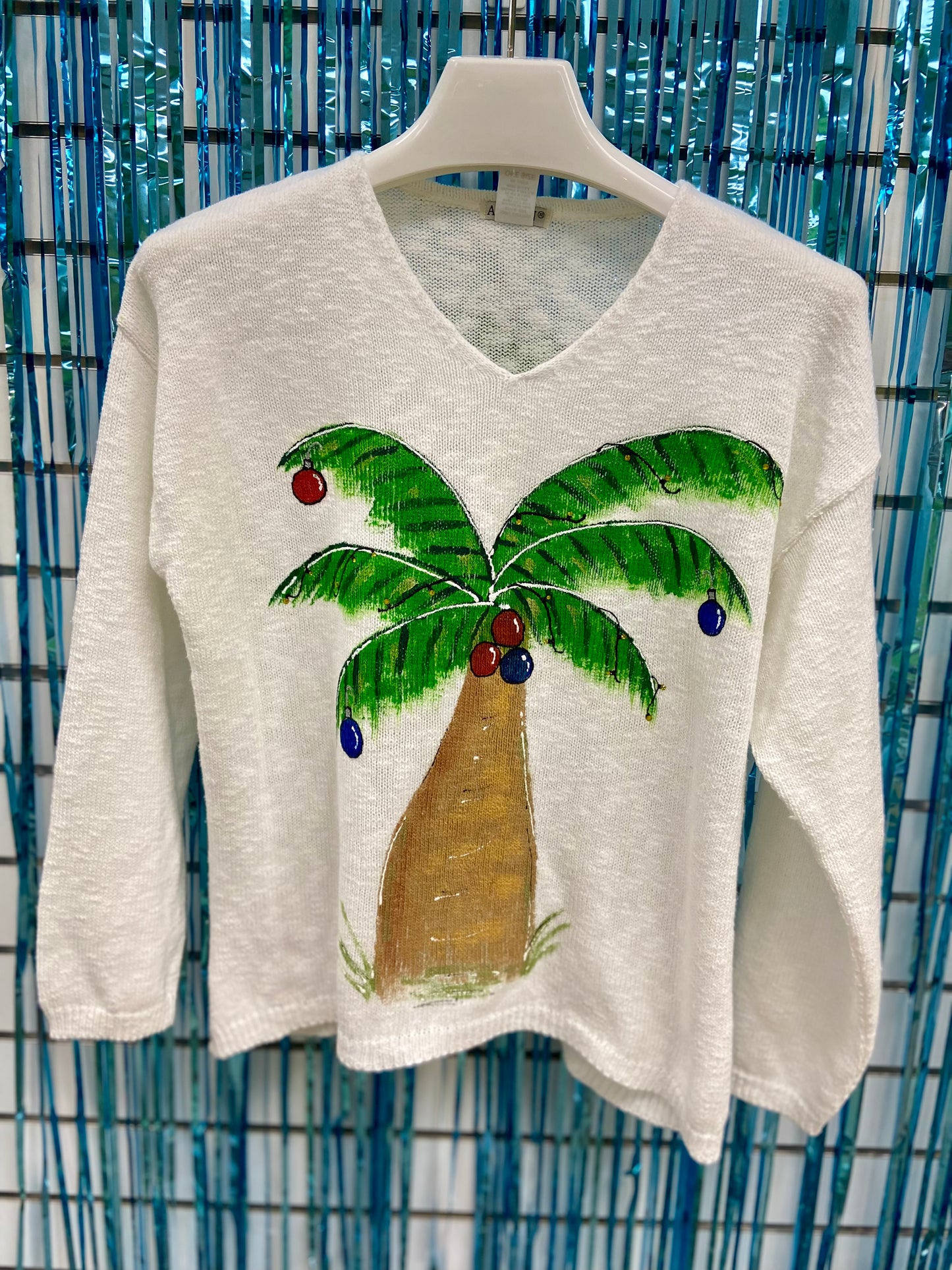 MoMo Sweater - Christmas Palm Tree