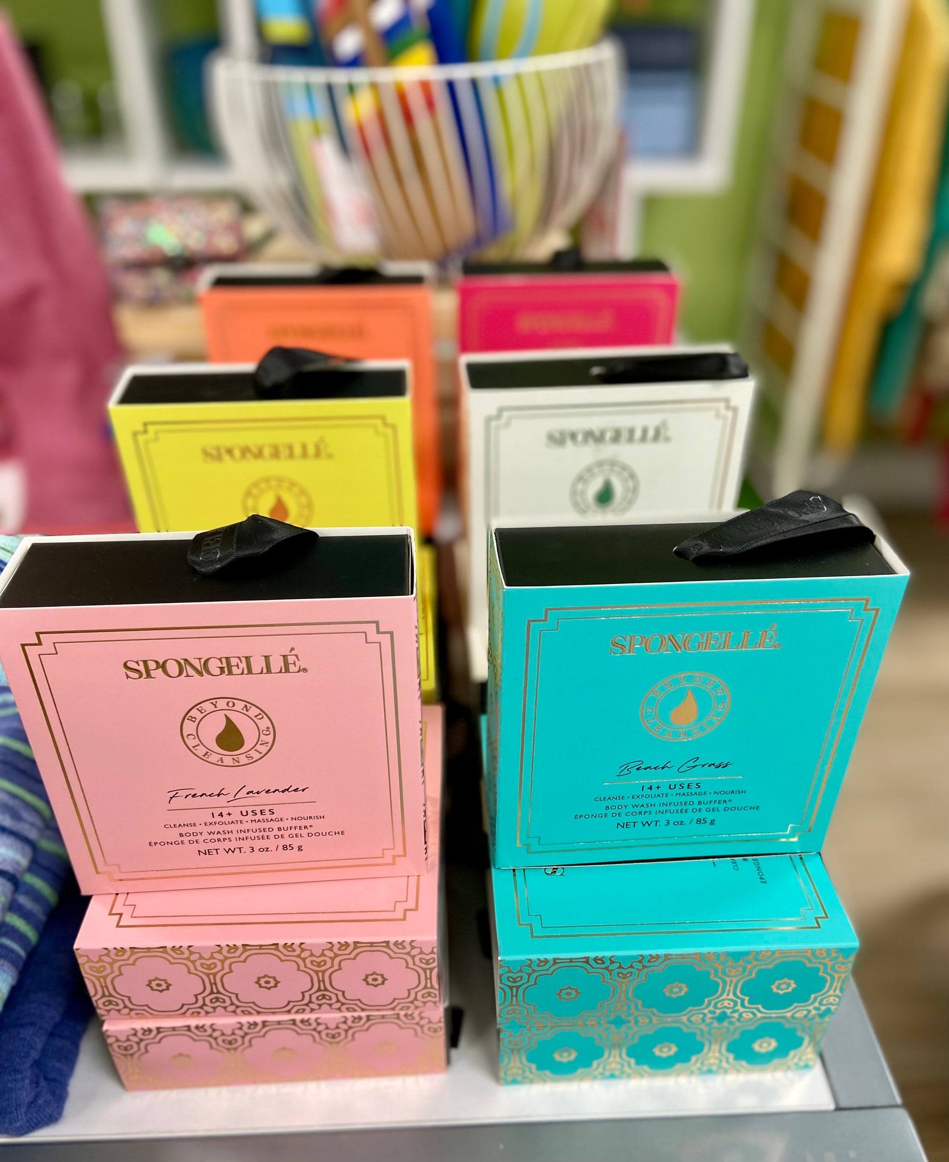 spongelle french lavender boxed flower Spongellé Boxed Flower Sponges – Scarlet Macaw Resort Wear