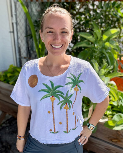 Peg Painted Heidi Palm Tree Tops