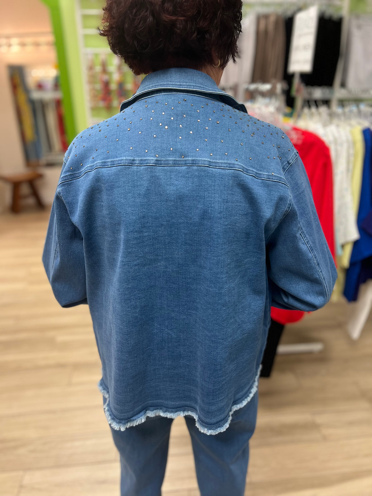 Multiples Sparkle Studs Jacket