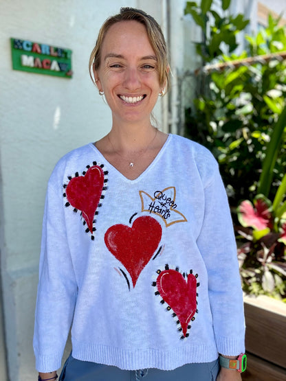MoMo Sweater - Queen of Hearts