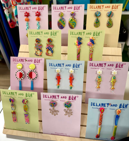 Delaney & Blue Earrings
