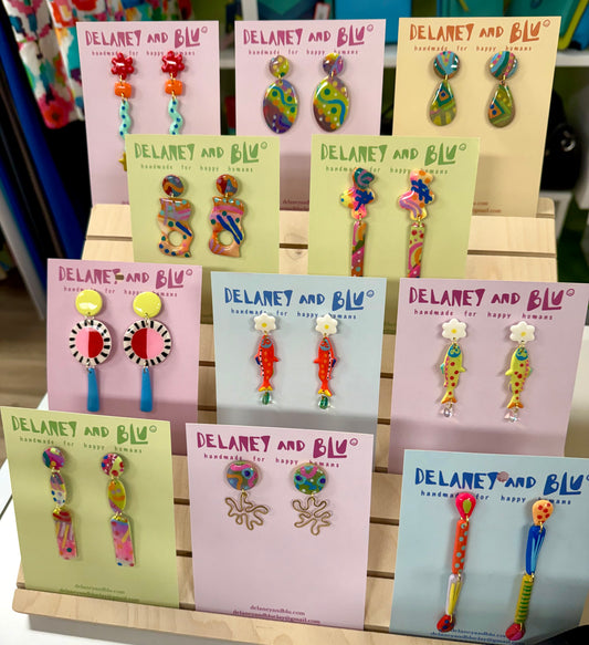 Delaney & Blue Earrings