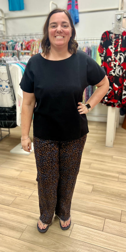 Slimsation Leopard Wide Jean