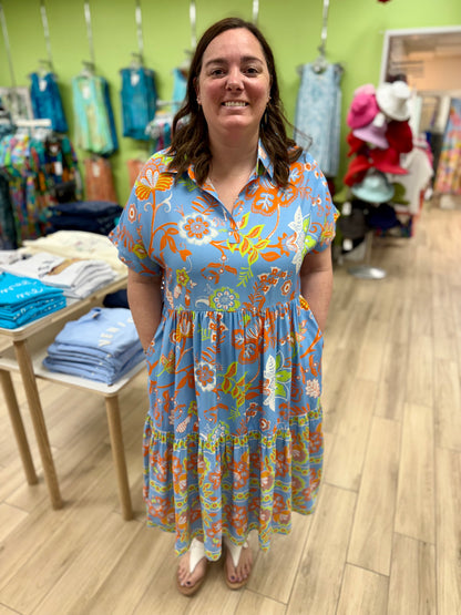 Avani 4563 Botanical Oasis Maxi Dress