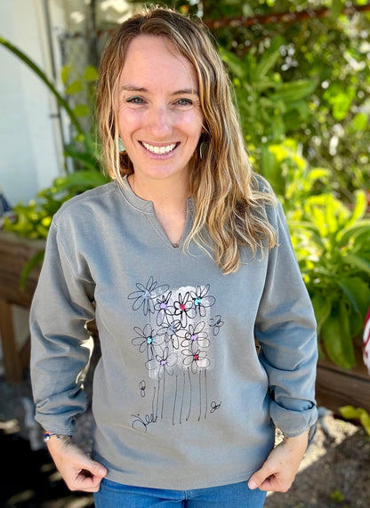 Kunky Mingles Painted Sweatshirt