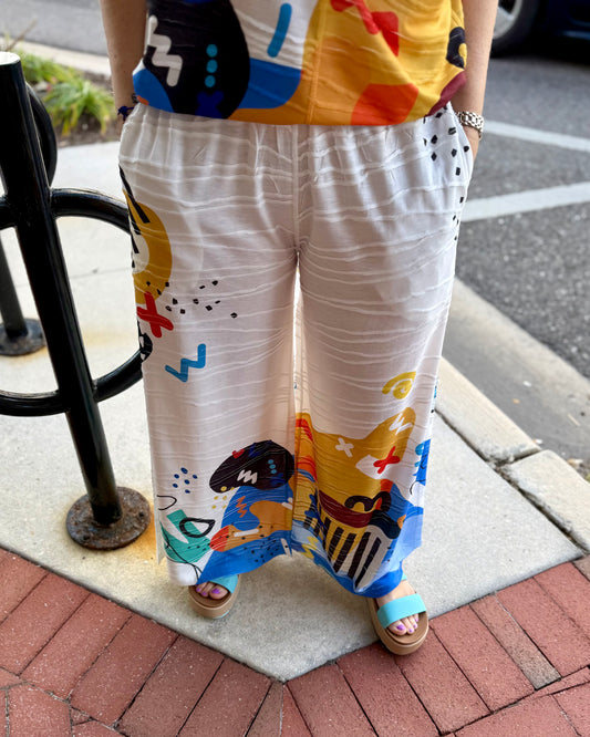 Inoah B262SM Artsy Crop Pant