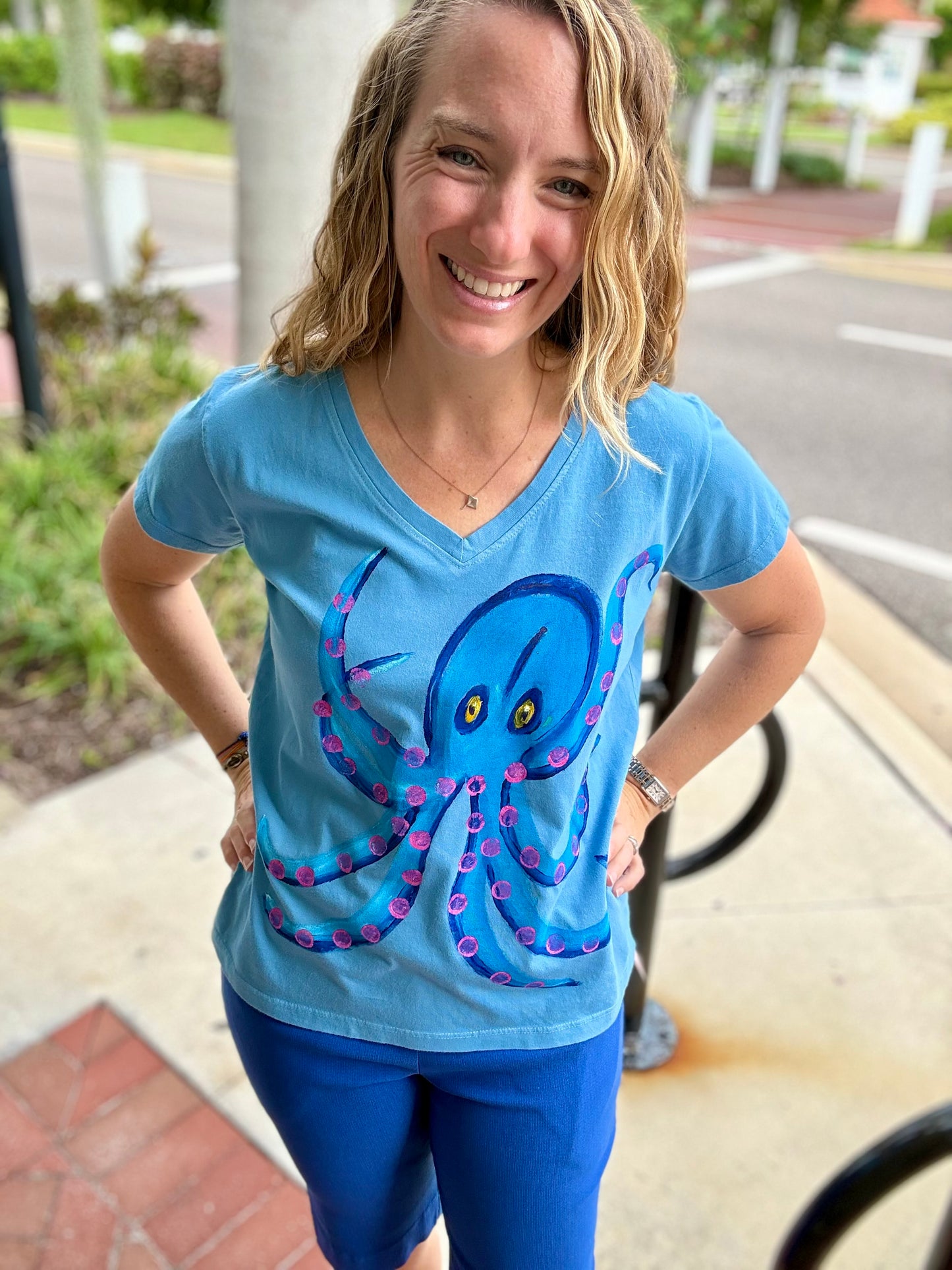 Peg 8165 Painted Octopus Top