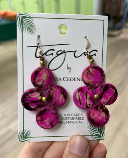 Tagua Storm Earring