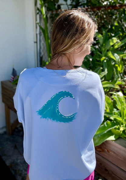 MoMo ST746 Painted Sea Spray Sweatshirt