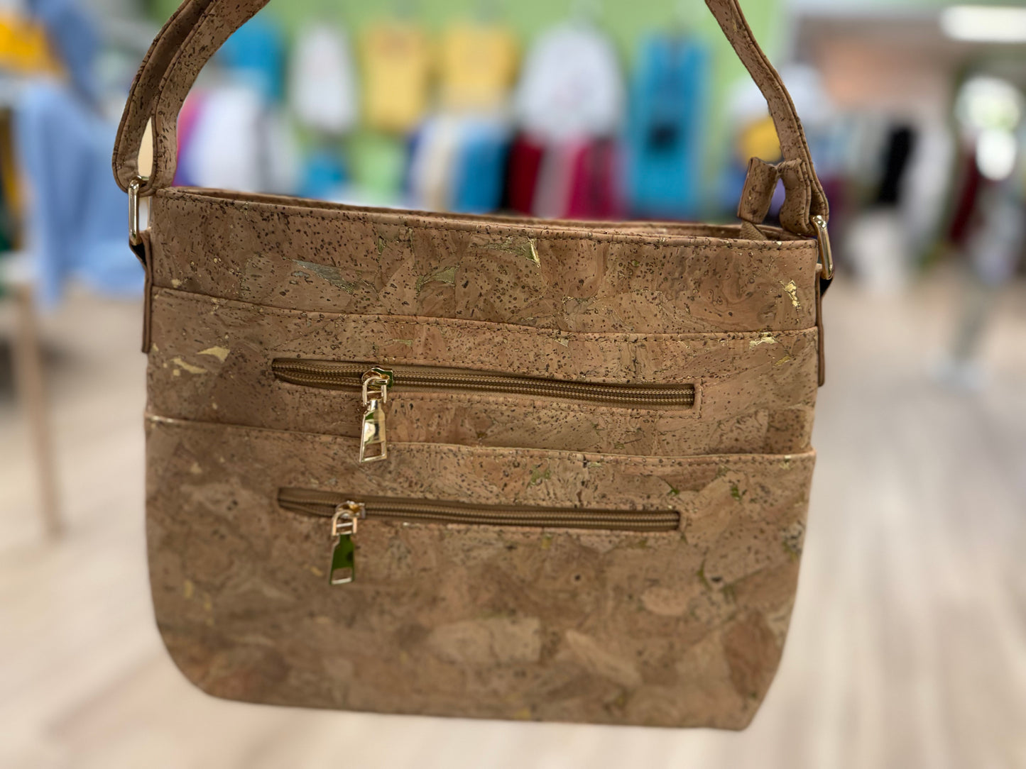 Meninas Cork 2279 Zipper Bag