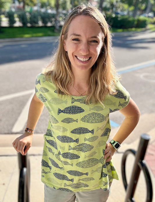 Cotton Lanai FY2550 Fish Pocket Top