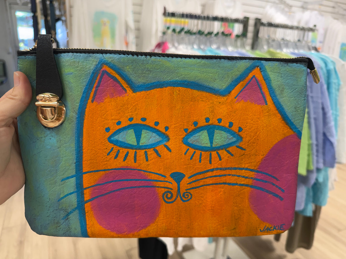 Jackie Ludtke Painted Cat Bags